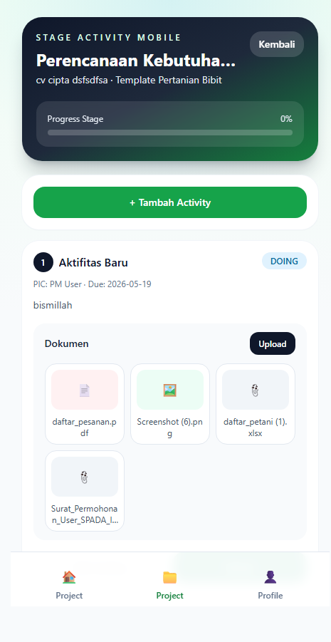 Activity PM Jejak Benih